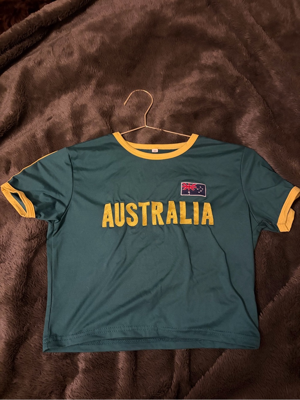 Australia Green & Gold Kids Tee